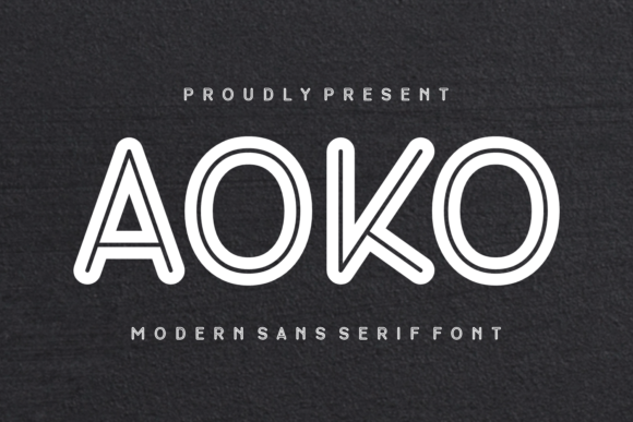 Aoko: The Bold Sans Serif Typeface for High-Impact Campaigns