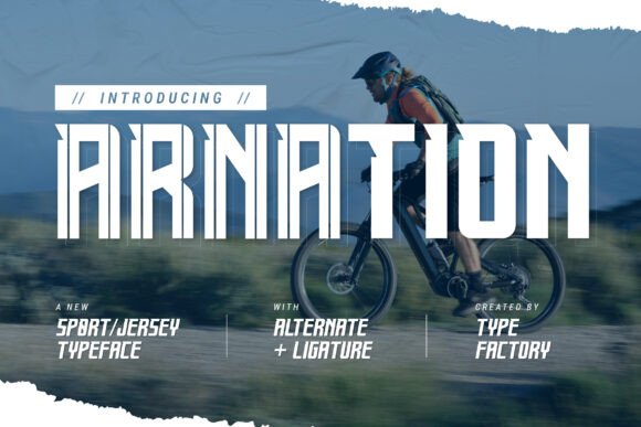 Arnation: The Bold Sport Jersey Typeface for Strong Brand Identity