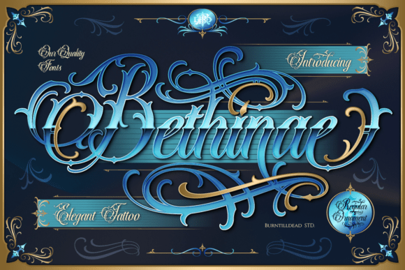 Bethinae Typeface: A Bold Font for Memorable Brand Identity