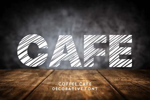 Cafe: A Bold Decorative Typeface for Modern Editorial Design