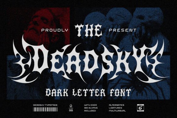 Dead Sky: The Bold Blackletter Typeface for Scroll-Stopping Campaigns