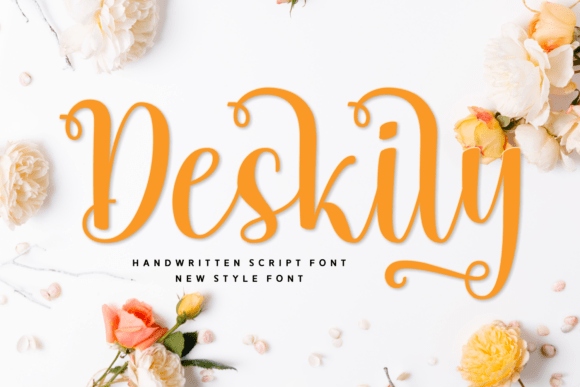 Deskily: The Cheerful Handwritten Script Font for Your Next Craft Project