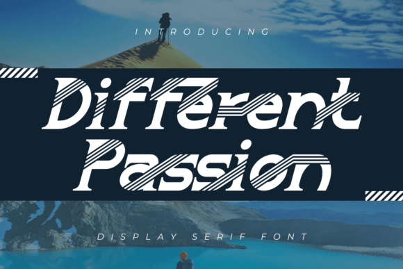Different Passion: A Bold Serif Font for Handmade Products