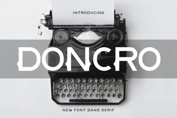Doncro: The Bold Sans Serif Typeface for High-Impact Web Design