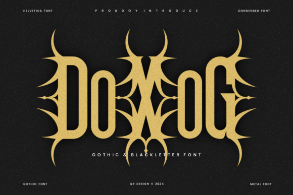 Doxog: The Bold Blackletter Typeface That Elevates Campaign Design