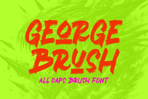 George Brush: The Bold Handwritten Typeface for Crafters and Sellers