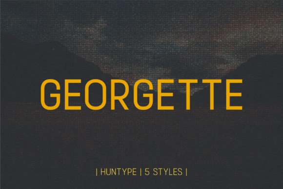 Georgette: A Modern Sans Serif Typeface for Editorial Design