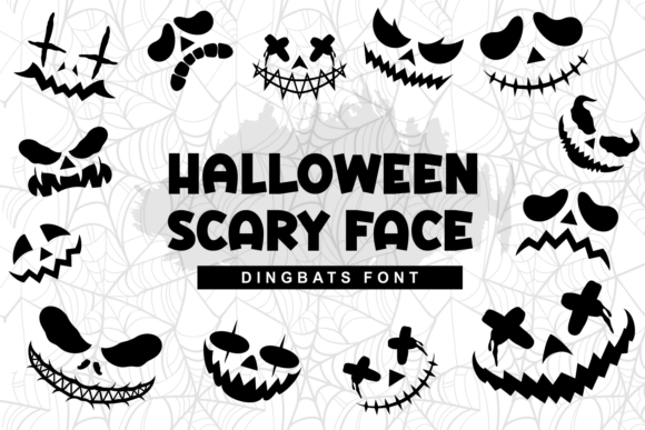 Halloween Scary Face: A Spooky Display Typeface for Editorial Design