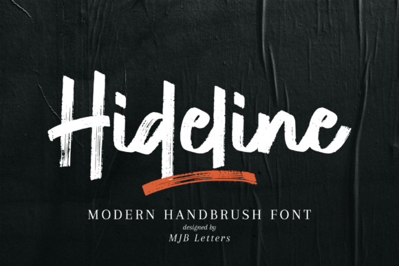 Hideline: The Handwritten Typeface for Bold Editorial Design