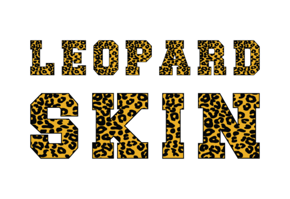 Leopard Skin: A Bold Decorative Typeface for Handmade Brands