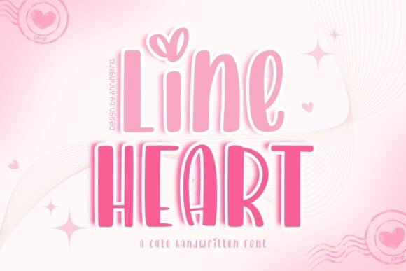 Lineheart: The Sweet Handwritten Typeface for Creative Makers