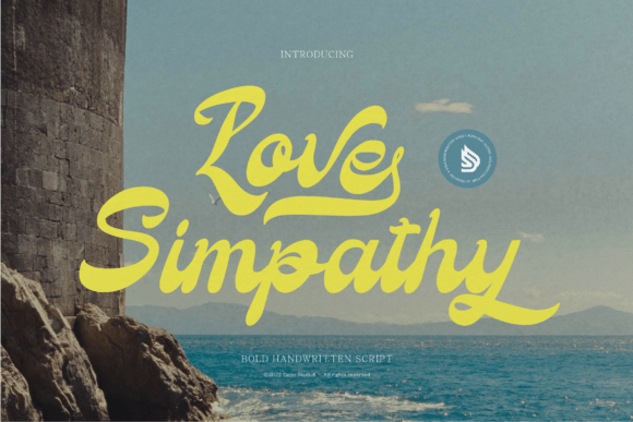Love Simpathy: A Bold Script Typeface for Modern Editorial Design