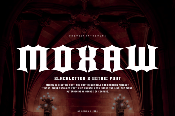 Moxaw: A Bold Blackletter Typeface for Modern Editorial Design
