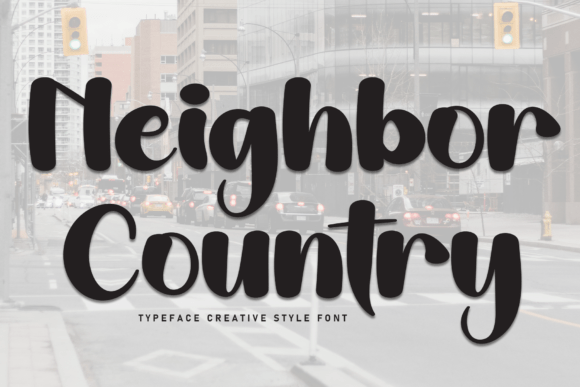 Neighbor Country: The Bold Typeface That Brings Personality to Brand Identity