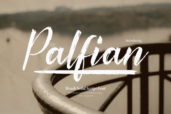 Palfian: The Brush Script Typeface That Elevates Your Brand Identity