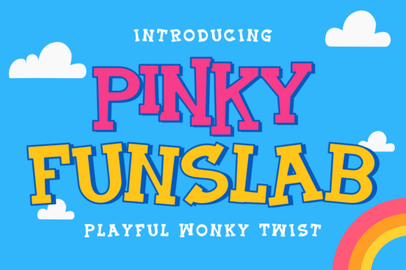 Pinky Funslab: The Playful Slab Serif Font for Handmade Creators