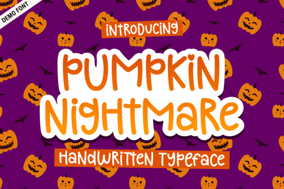 Pumpkin Nightmare Demo: A Spooky Typeface for Modern Web Design
