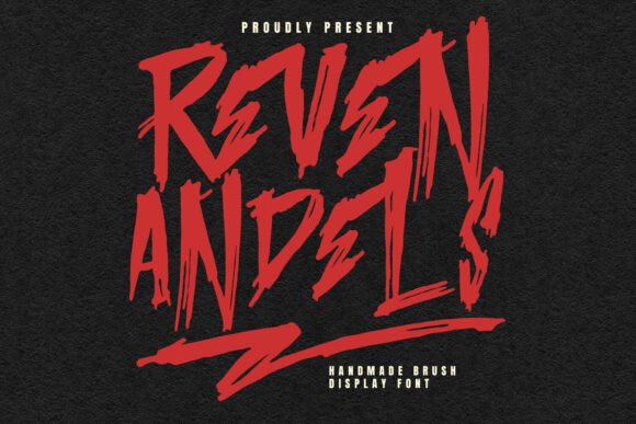 Reven Andels: The Bold Typeface That Redefines Edgy Brand Identity