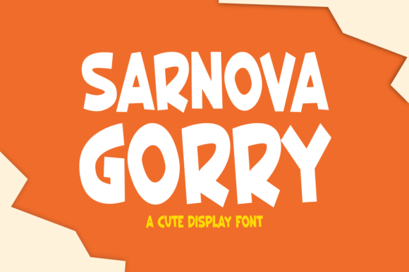 Sarnova Gorry: A Playful Typeface for Modern Editorial Design