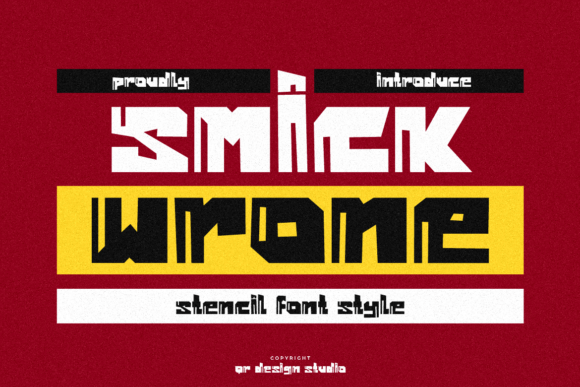 Smick Wrone: The Futuristic Typeface for Bold Maker Brands