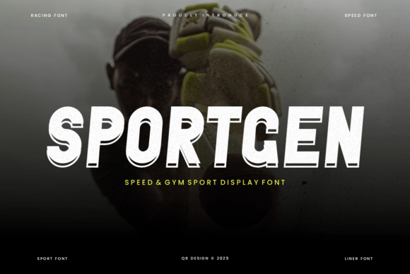 Sportgen: The Bold Display Typeface for High-Impact Campaigns