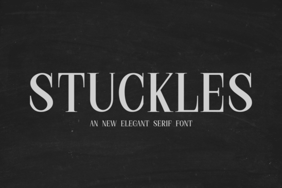 Stuckles: The Elegant Serif Font for Handmade Labels and Printables