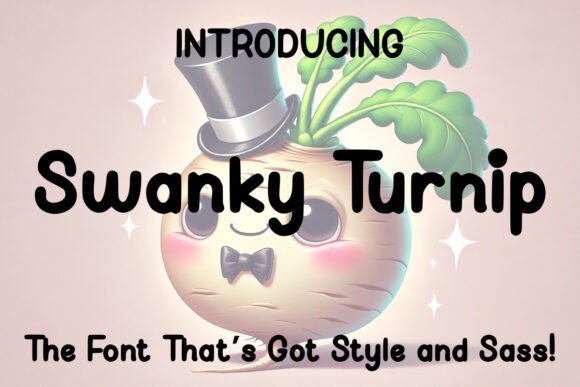 Swanky Turnip: A Playful Typeface for Modern Web Design