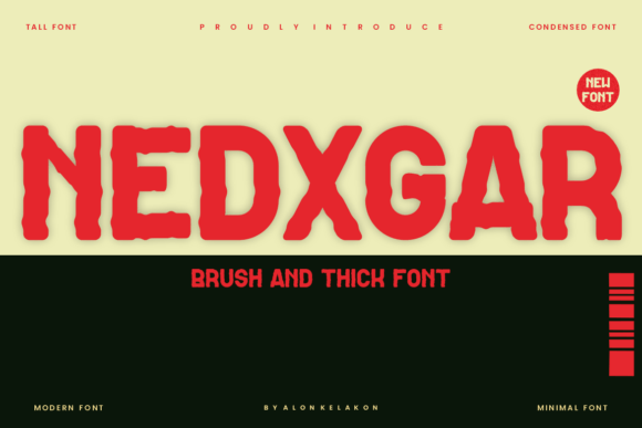 Why Nedxgar Is the Bold Serif Font Your Brand Needs