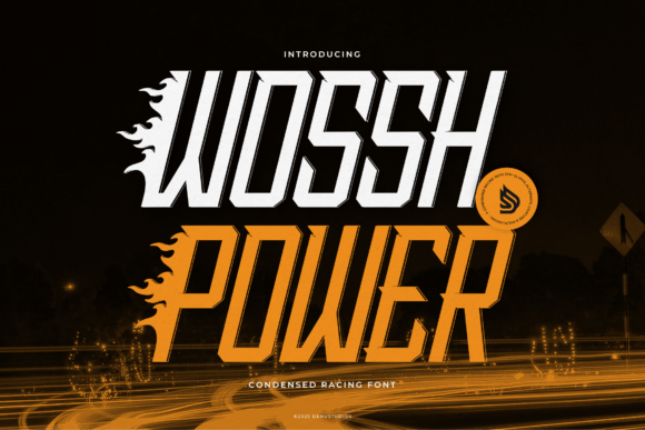 Wossh Power: The Bold Typeface for High-Energy Branding