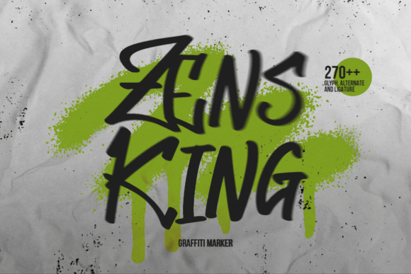 Zens King: The Bold Graffiti Typeface for Modern Web Design